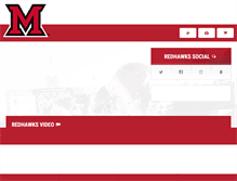 Tablet Screenshot of miamiredhawks.com